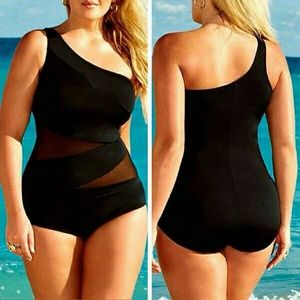 Bikini Plus size Plump figure sexy one-piece suits
